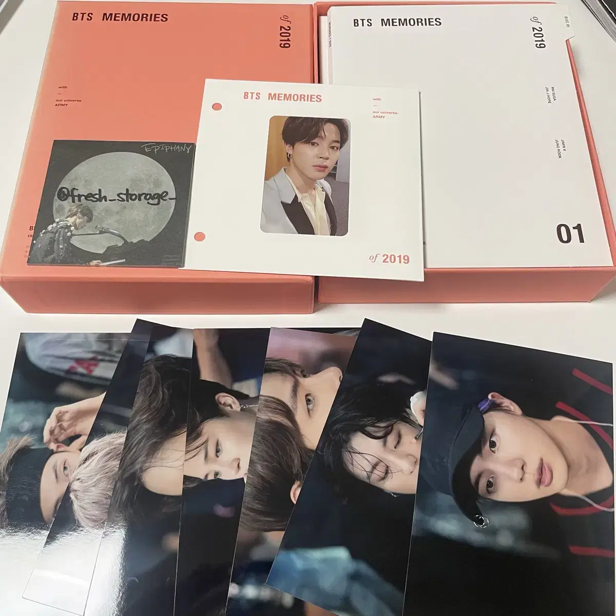 방탄소년단 2019 메모리즈 블루레이 BTS Blu-ray 지민 포카